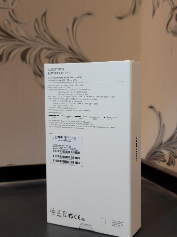 Samsung 20,000 MAH power bank 100% ORIGINAL